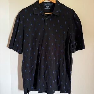 Ralph Lauren Polo Golf ⛳️ Athletic Fit All Over Print 3 Button collard shirt